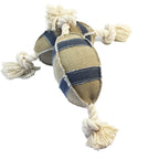 Durable Linen & Cotton Rope Dog Rugby Toy