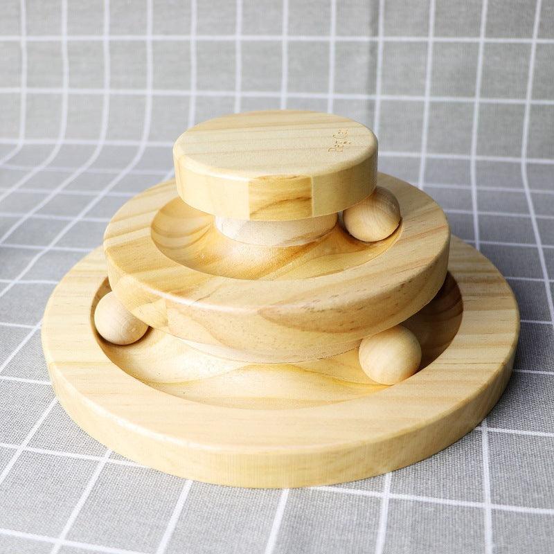 Whimsicat Wooden Interactive Cat Toy