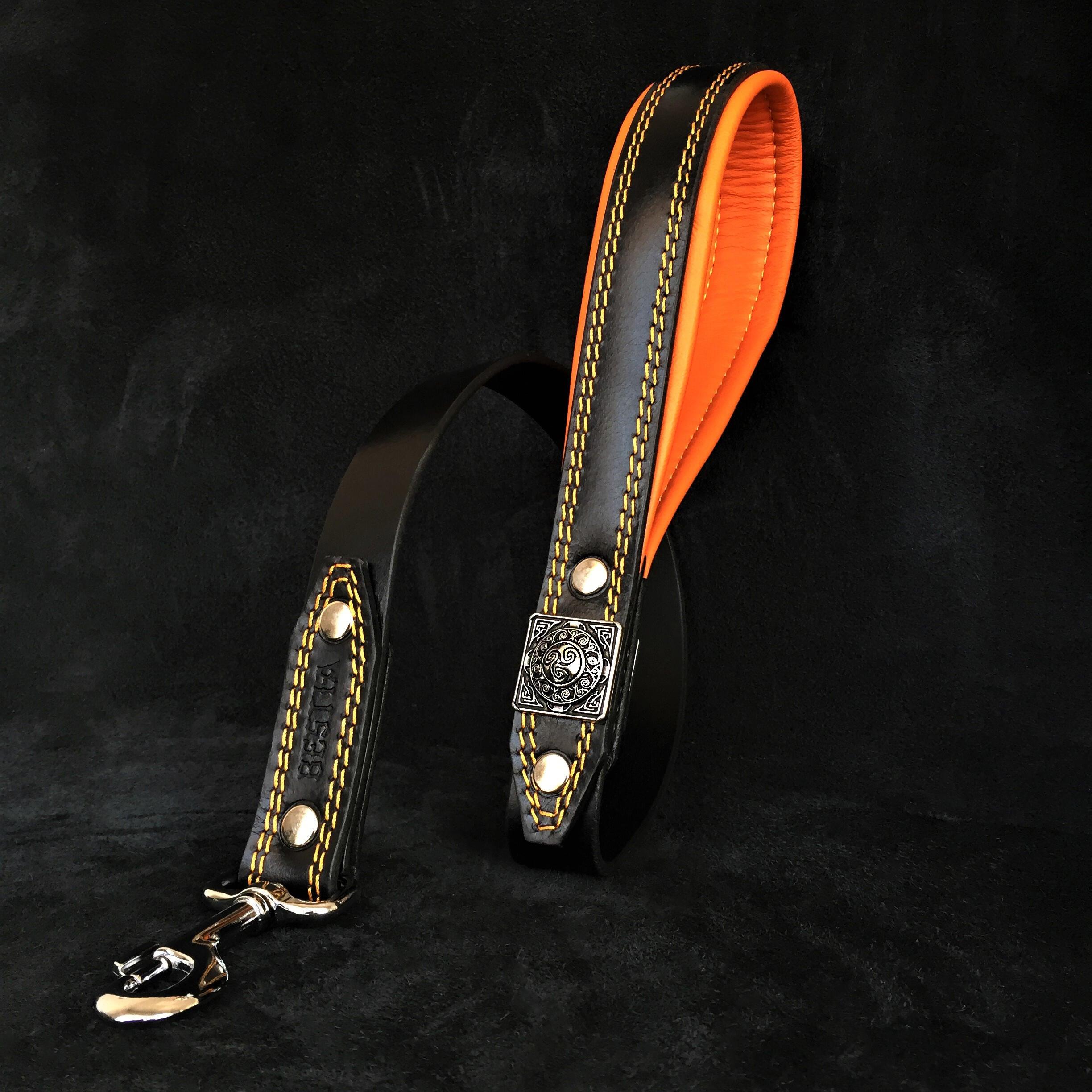 Eros Leash Black and Orange