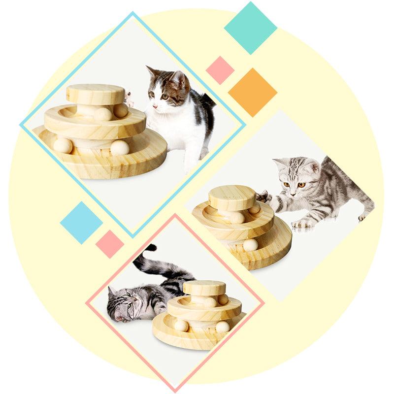 Whimsicat Wooden Interactive Cat Toy