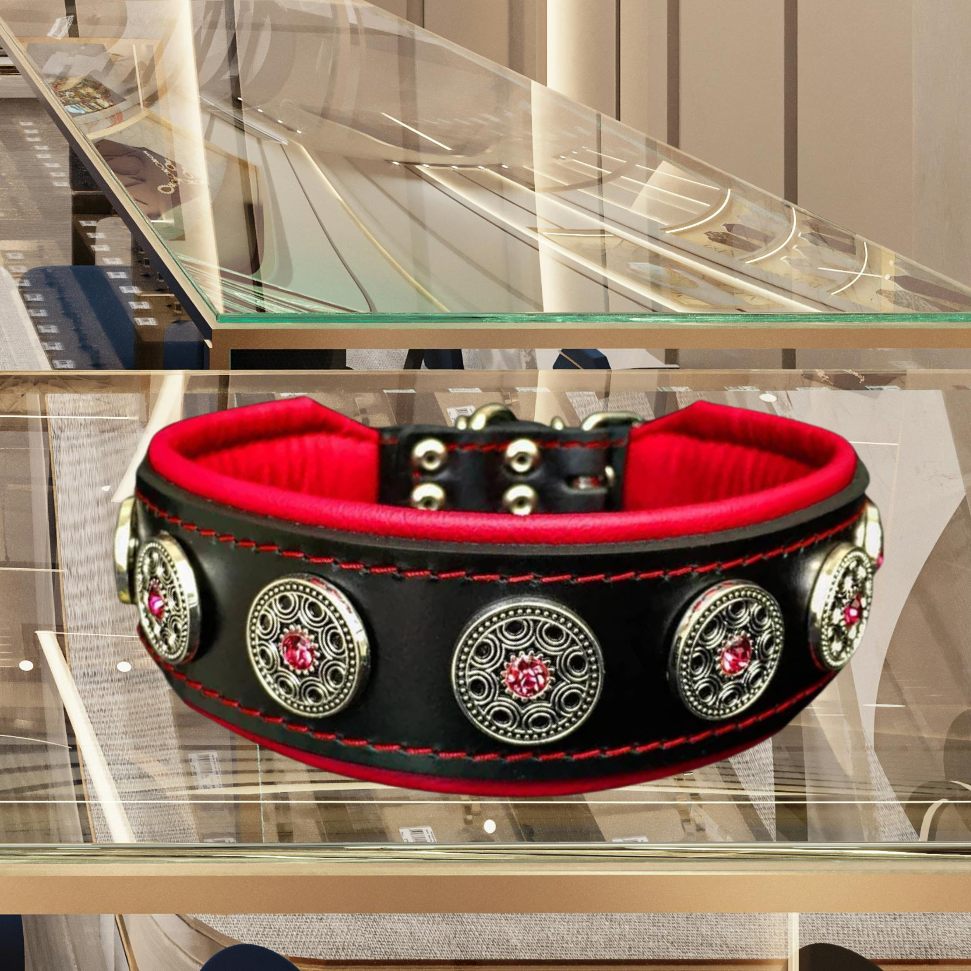 Bijou Collar Red