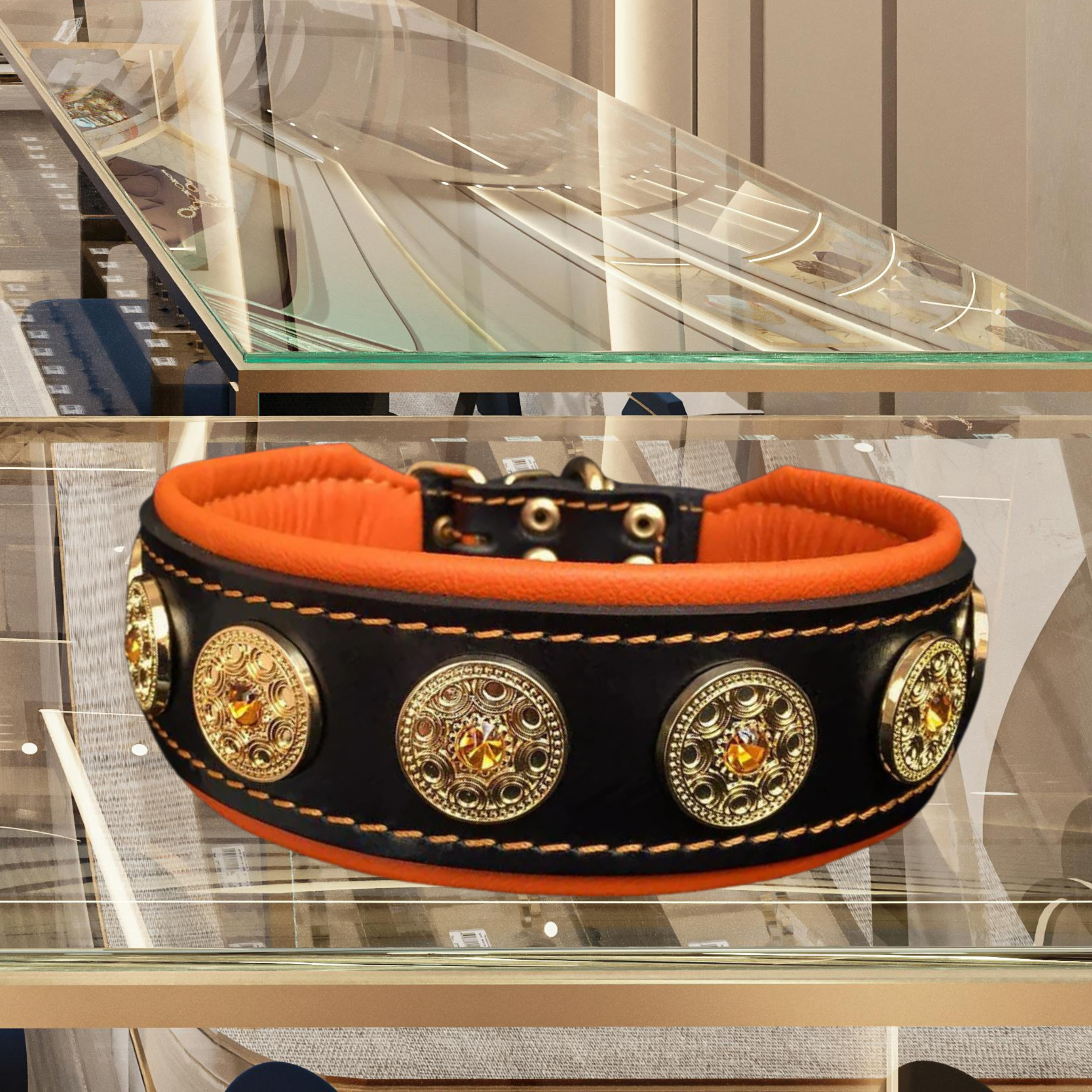 Bijou Collar Orange