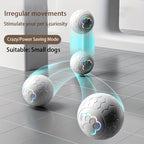 Interactive Dog Toy Ball - Grey Striped