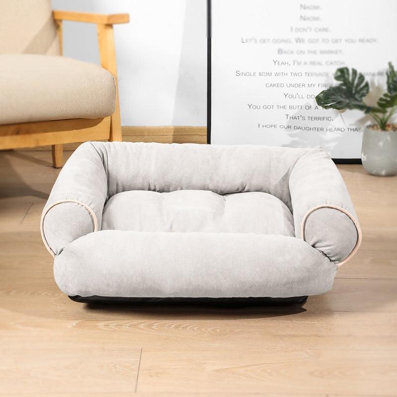 Luxury Plush Pet Sofa Bed - Cozy Haven For Dogs And Cats