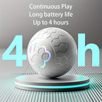 Interactive Dog Toy Ball - Grey Striped