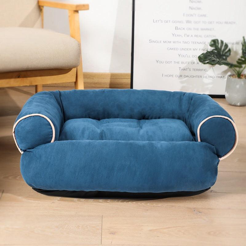 Luxury Plush Pet Sofa Bed - Cozy Haven For Dogs And Cats