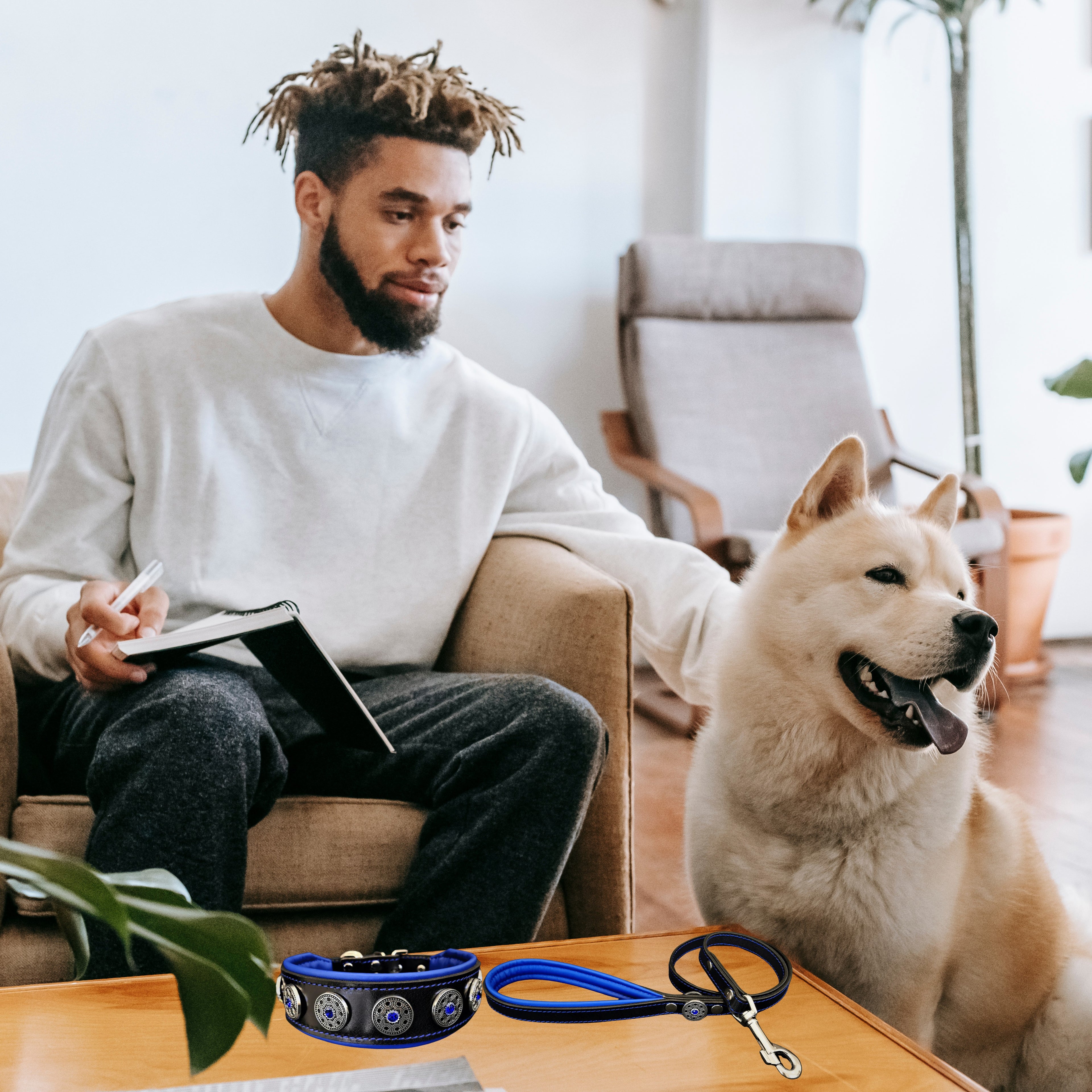 Bijou Collar Blue