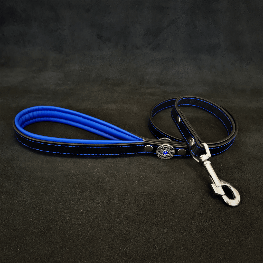 Bijou Leather Lead Blue